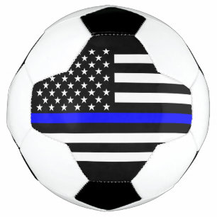 Symbole mince ligne bleue US Drapeau design graphi