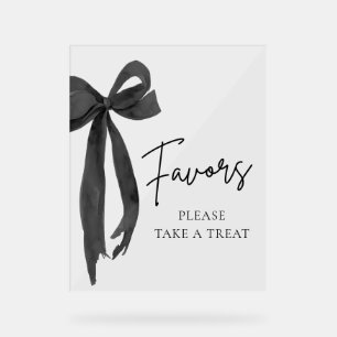 Symbole moderne Black Bow Graduation Party Faveurs