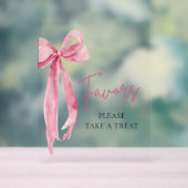 Symbole moderne Pink Bow Graduation Party Faveurs (Neutre)