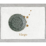Symbole moderne Zodiac Gold Virgo | Élément Terre<br><div class="desc">Symbole moderne Zodiac Gold Virgo | Élément Terre</div>