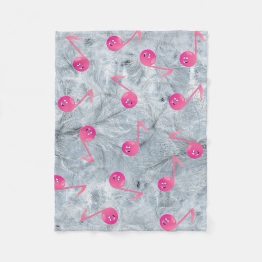 Symbole musical couverture bébé (Devant)