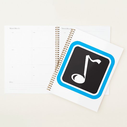 Symbole musical minimaliste Gras