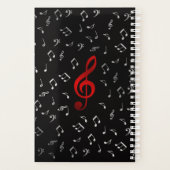 symbole, musique, note, musical, graphique, mélody (Dos)