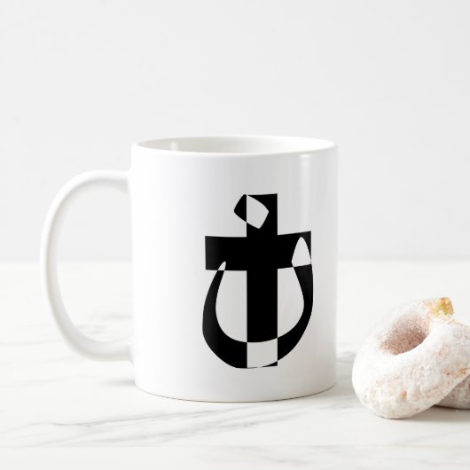 Symbole nazi Solidarité chrétienne anti-Isis Mug (Avec donut)
