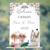 Symbole Nikkah rose fleuri islamique. (Neutre)