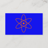 SYMBOLE nucléaire Carte de visite (Dos)