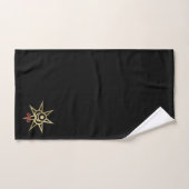 Symbole occulte septagram (Serviette à main)