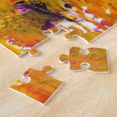 Symbole OM - Puzzle peint Abstrait (Côté)