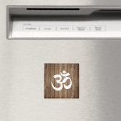 SYMBOLE OM Rustique Aimant (In Situ (Lave-vaisselle))