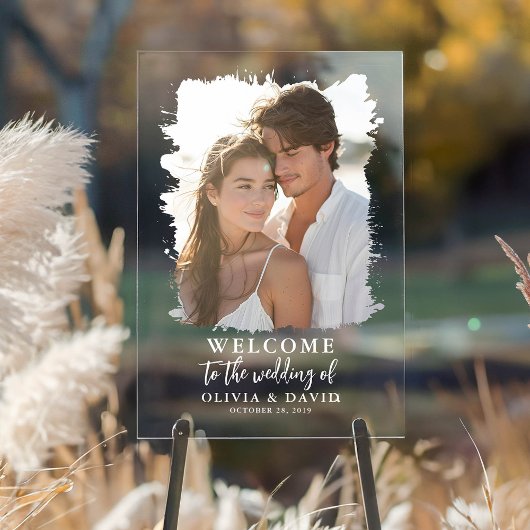Symbole photo de bienvenue du Mariage Boho moderne