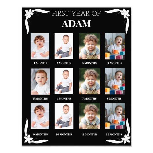 Symbole photo de première année du bébé Première a (Devant)