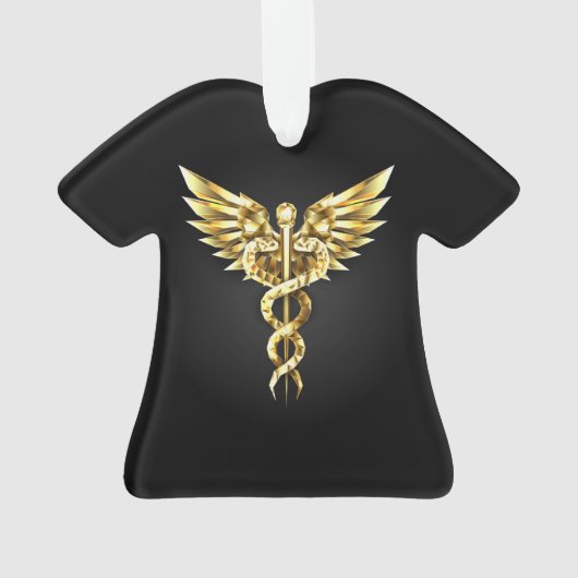 Symbole Polygonal Or Caduceus (dos)