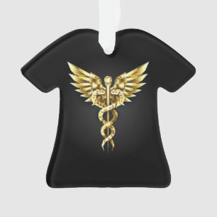 Symbole Polygonal Or Caduceus