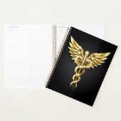 Symbole Polygonal Or Caduceus (Devant avec enveloppe)