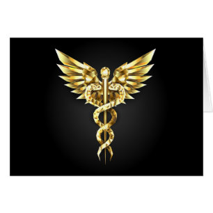 Symbole Polygonal Or Caduceus