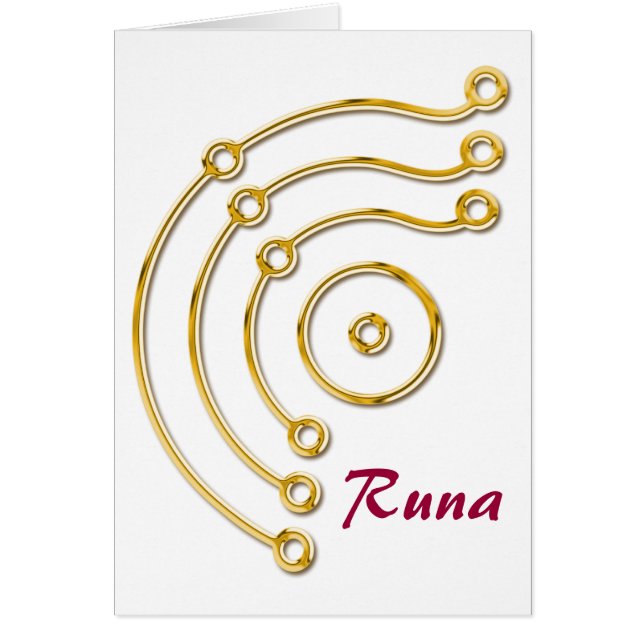 Symbole RUNA / OR, Runa (Devant)