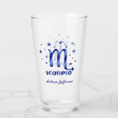 Symbole Scorpio personnalisé Verre 16 oz (Dos)