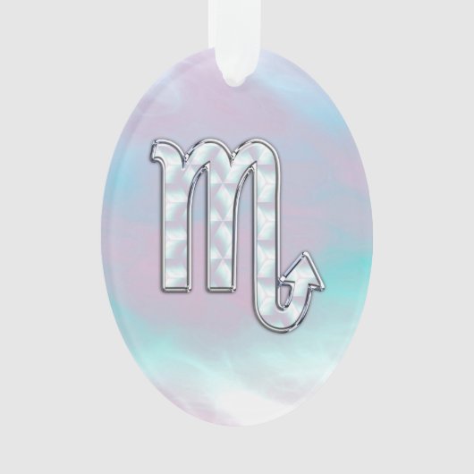 Symbole Scorpio Zodiac en style perle (devant)