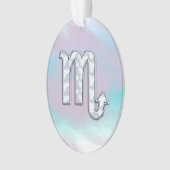 Symbole Scorpio Zodiac en style perle (devant)