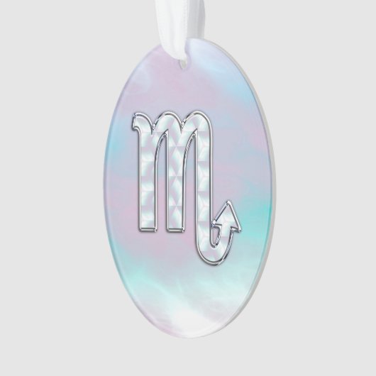 Symbole Scorpio Zodiac en style perle (devant)