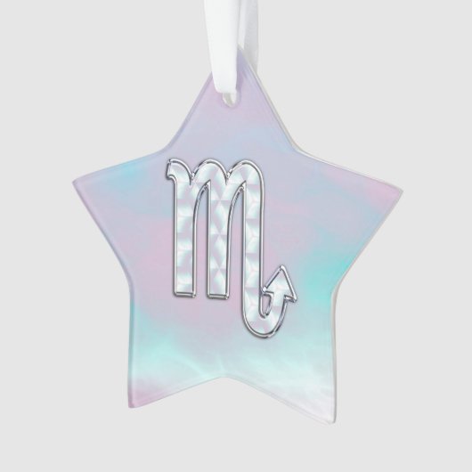 Symbole Scorpio Zodiac en style perle (devant)