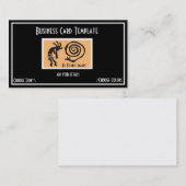 Symbole serpent KoKopelli Logo Carte de visite (Devant / Derrière)