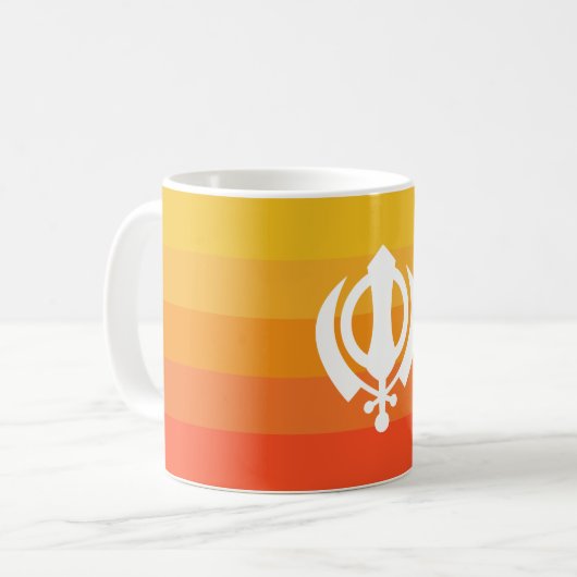Symbole sikh Khanda Cha Mug (Devant gauche)