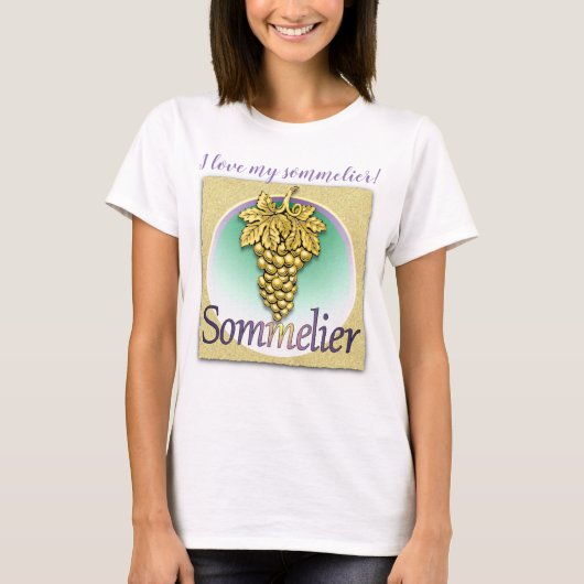 Symbole sommelier W T-shirt (Devant)