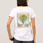 Symbole sommelier W T-shirt (Dos)
