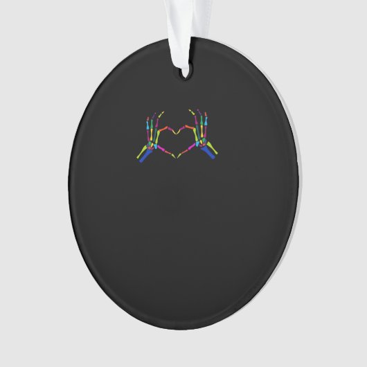 Symbole squelette mignon Halloween classique color (devant)