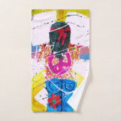 SYMBOLE super DE LA PAIX Hippie (Serviette à main)