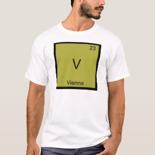 Symbole T-shirt de l'élément de chimie amusante