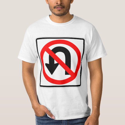 Symbole T-shirt T-shirt No U très amusant (Devant)