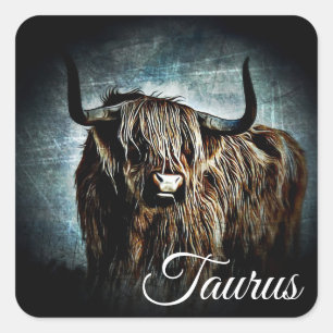 Symbole Taurus Taureau Zodiac Stickers Astrologie