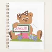 Symbole Teddy Bear with Bow Holding Smile (Devant)