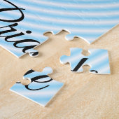 Symbole trans* - Puzzle rose/bleu (Côté)