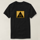 Symbole triangle noir et or ISD T-shirt (Design devant)