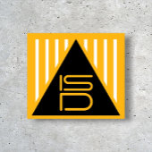 Symbole triangle noir et or ISD T-shirt