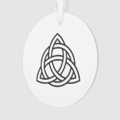 Symbole triquetra de noeud de trinité celtique (devant)