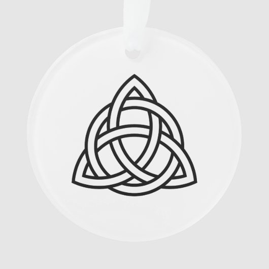 Symbole triquetra de noeud de trinité celtique (devant)