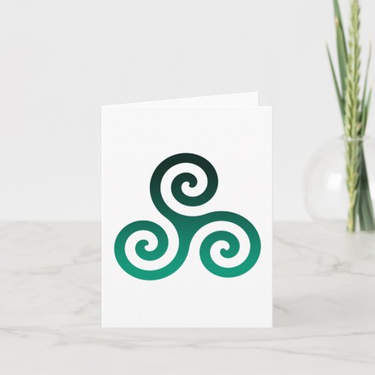 Symbole vert Triskele (Devant)