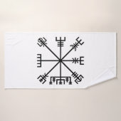 Symbole Viking Vegvisir (Serviette de bain)
