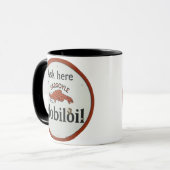 SYMBOLE vintage Automobile #2 Mug (Devant gauche)