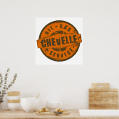 Symbole vintage Poster Chevelle (Cuisine)