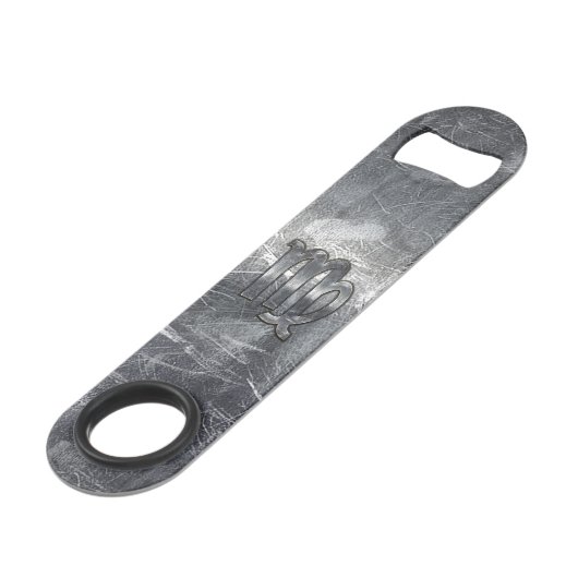 Symbole Virgo Zodiac Grunge Style Distressed (Devant angulaire)