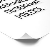 Symbole Virgo Zodiac, Poster noir & blanc (Coin)