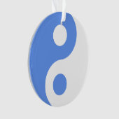 Symbole Yin Yang Bleu Barbeau (devant)