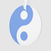 Symbole Yin Yang Bleu Barbeau (devant)