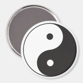 SYMBOLE YIN Yang Magnet (Recto/Verso)