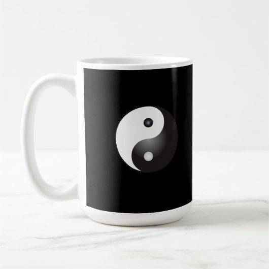 Symbole Yin Yang : Mug de café (Gauche)